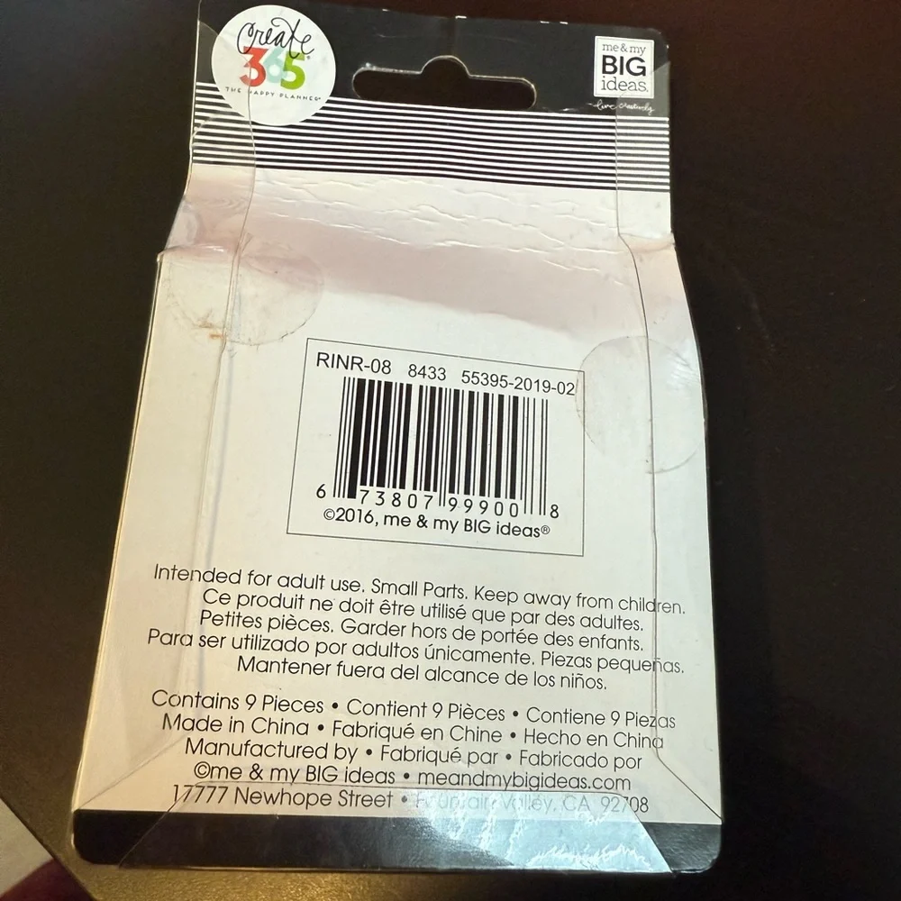 Gold Happy Medium Planner Discs. New in package